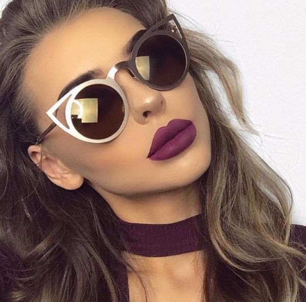 

wholesale autumn new fashion eye sunglasses 25 70% off outlet online sale, White;black