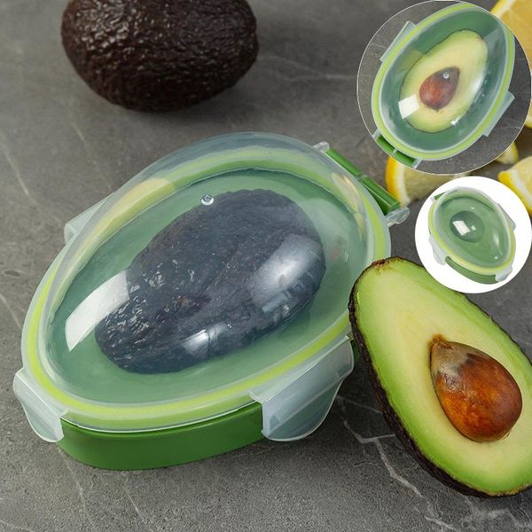 

storage bottles & jars kitchen box avocado space saving container vegetable organizer reusable plastic fruit containers crisper