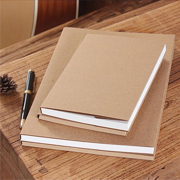 

notepads 32k 13x19cm retro sketch craft paper blank notebook journal diary note stationery school office, Purple;pink