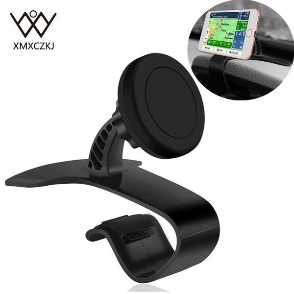 

cell phone mounts & holders xmxczkj universal car holder dashboard clip mount magnetic moblie gps bracket stand for 7 6s