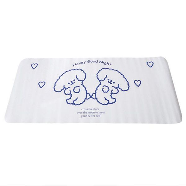 

mouse pads & wrist rests cartoon desk pad large gamer waterproof pu leather mat computer keyboard kawaii table decoration cover