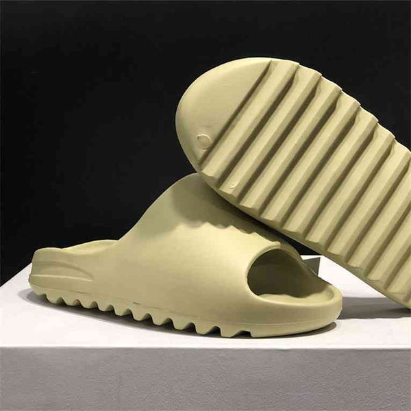 

yeesy slide bone black green fashion sports slippers white khaki men women indoor outdoor sandal basketball shoes football sneakers size 35-