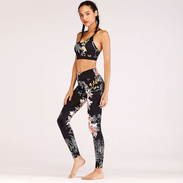 

sports online yoga shop print autumn fitness new leisure suit women, Gray