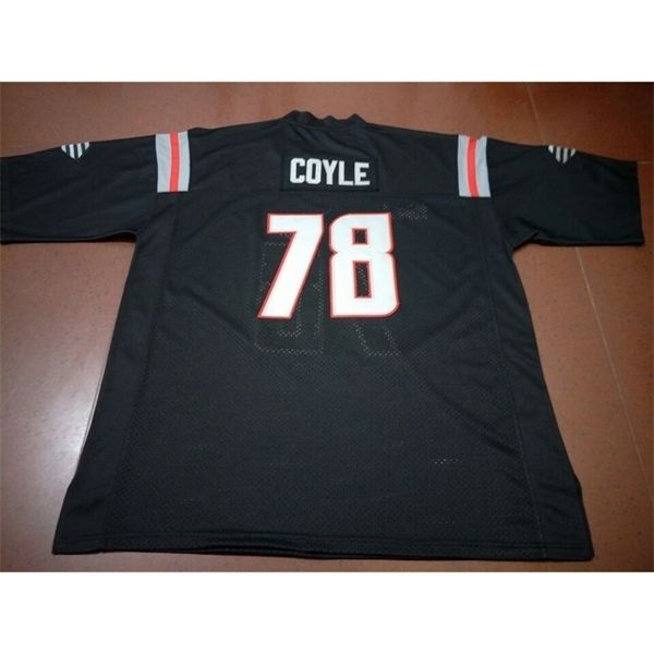 

good men youth women xfl teams 2020 ny guardians #14 matt mcgloin #78 coyle football jersey size s-5xl or custom any name or number jersey, Black