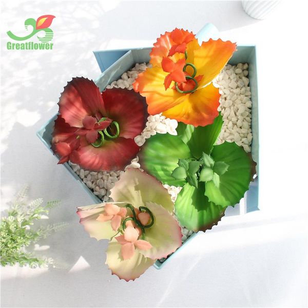 

artificial succulent pant artificial plant home wedding background flower decoration flower potted plant green