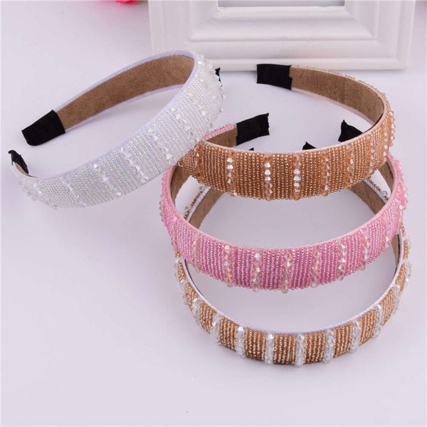 

jewelry woven crystal jewelry wide crystal hoop, Black;brown