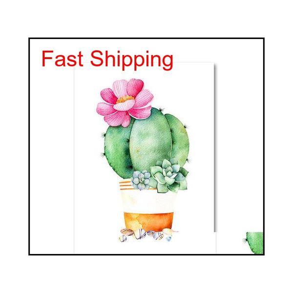 

diamond painting nordic watercolor cactus succulent plant 5d embroidery diy mosaic art full round drill home de qylmvw bdetoys