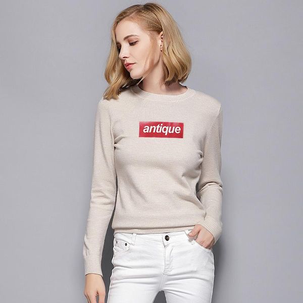 

women's sweaters 8 colors sweater women knitwear apricot pullover o neck simple autumn winter korean casual office jumper ns4708, White;black