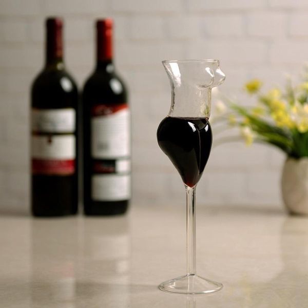 

creative cup glass human wine glass female body cup whiskey