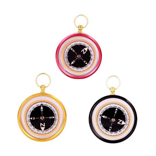 

outdoor gadgets aluminum alloy compass directional magnetic practical guider keychain design camping hiking north navigation survival