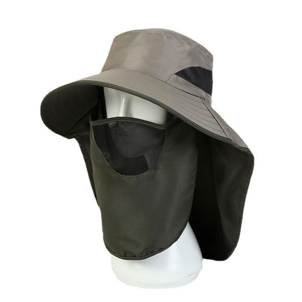 

party hats summer men women outdoor sunscreen hat breathes large-brimmed ultraviolet-proof shading fishing bucket