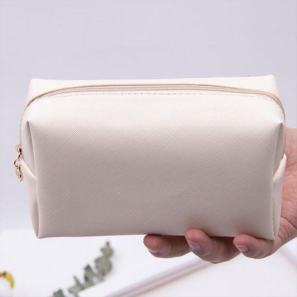 

girls cute pink cosmetic bags pu leather makeup handbag women travel toiletry storage pouch waterproof organizer make up case