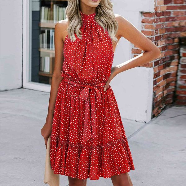 

summer boho sundress floral printed women dress halter strapless ruffle bandage casual with belt elegant party, Black;gray