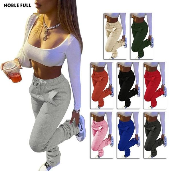 

streetwear women wide leg flare stacked ruched pants high waist leggings trousers sportswear stacked tracksuit sweatpants, Black;white