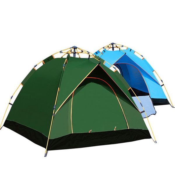 

tents and shelters outdoor tent 3-4 people automatic quick open camping ultralight fishing throwing up waterproof hiking backpack