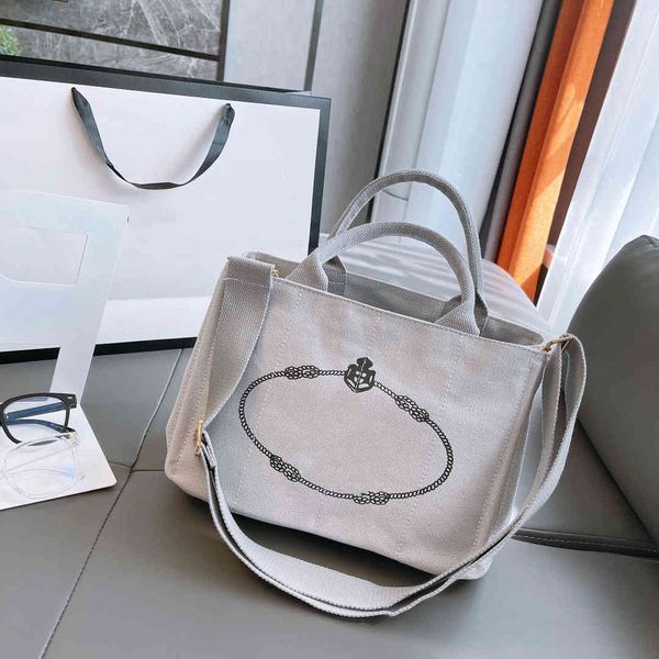 

canvas bag women's new seaside holiday beach one shoulder slant cross hand carry large capacity shopping purses luxury outlet
