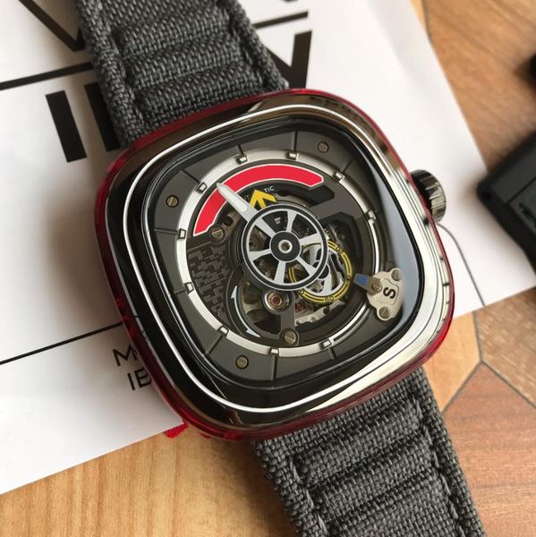 

men automatic watches 316l stainless steel watches designer original movement 47mm wathces for man special wristwatches, Slivery;brown