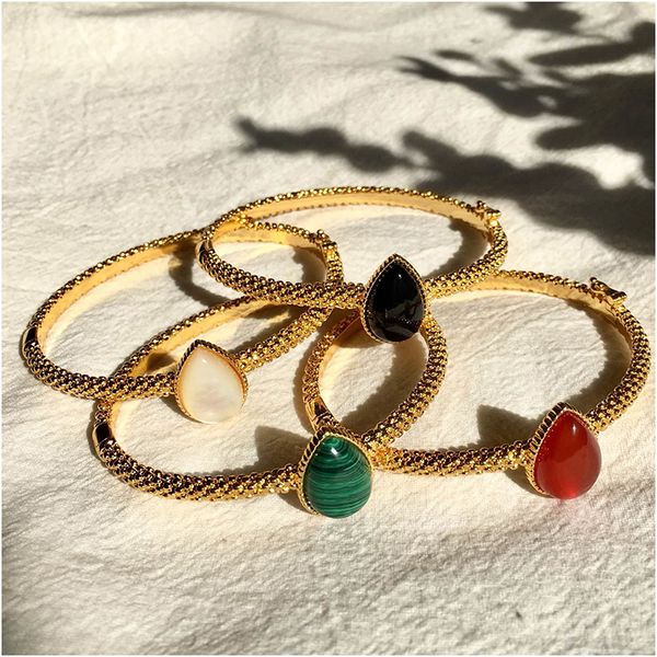 

wholesale turquoise bracelets bohemian jewelry big green turquoise charm bracelets retro bracelet bohemian bangle for wamen, Golden;silver