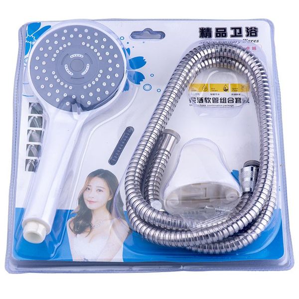 

bath accessory set handheld sprinkler shower nozzle supercharge multi-functional five-speed water extractor abs water-saving head