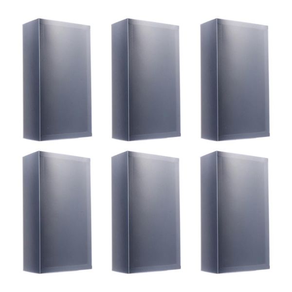 

6pcs kraft paper drawer type boxes packaging box paper gift packing cases