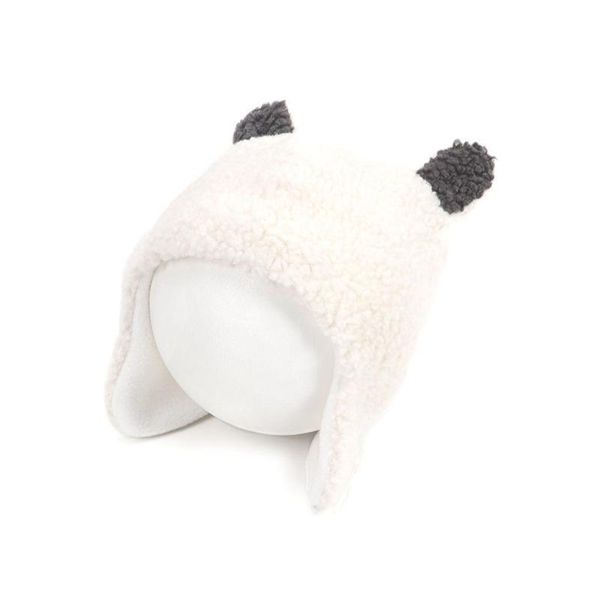 

caps & hats cute bear ear baby hat winter auumn warm plush protection ski cap for boy girls beanie toddler kids bonnet 1-2year, Yellow