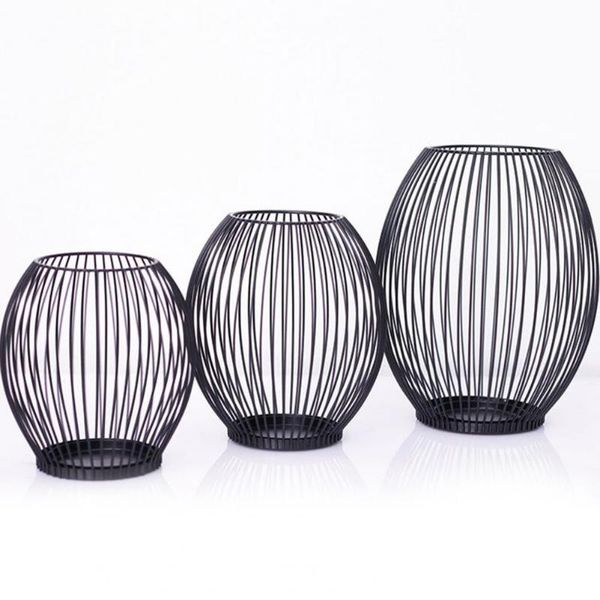 

candle holders metal iron holder stand cage candlestick hanging lantern home decor gifts