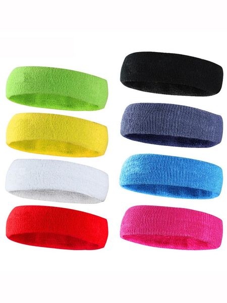 

sweatband 1pcs elastic sport sweat headbands breathable headwrap sweatbands, Yellow;black