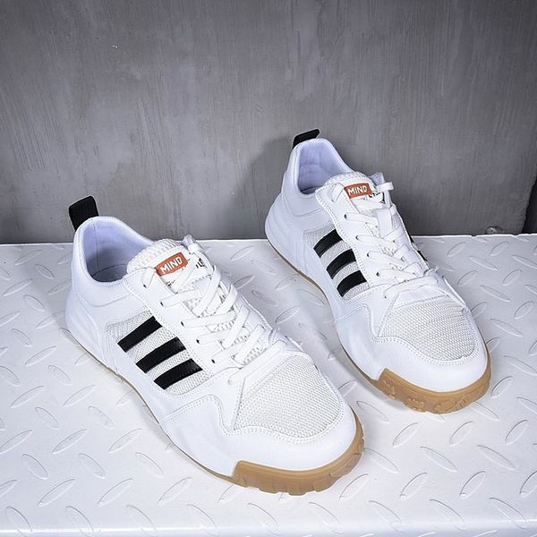 

2021 summer breathable mh men's sportswear casual soled small white climax sho, Black