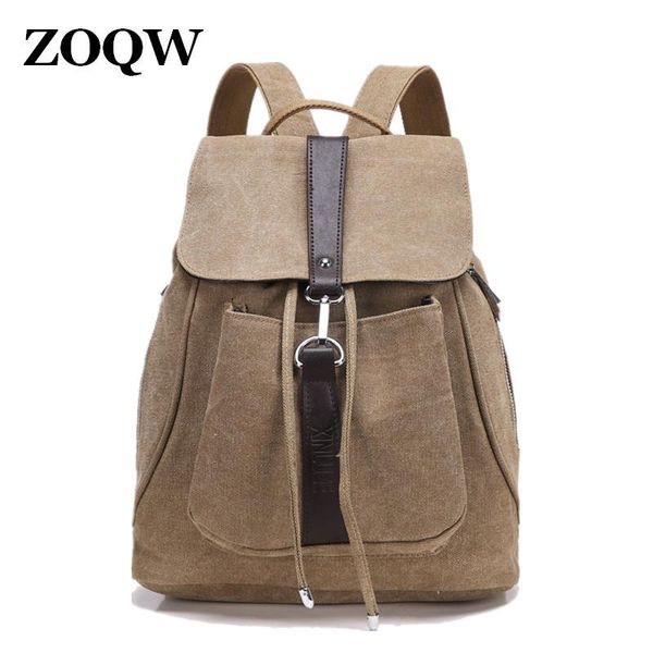 

backpack 2021 fashion canvas female shoulders bag woman backpacks travel for teenagers lapsw0078