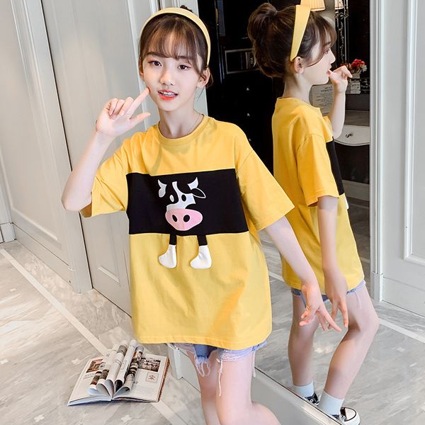 

New Girls Babys Kids T-shirt Outwear 2022 Splicing Spring Summer Overcoat Top Sport Princess Toddler Childrens Clothing, White