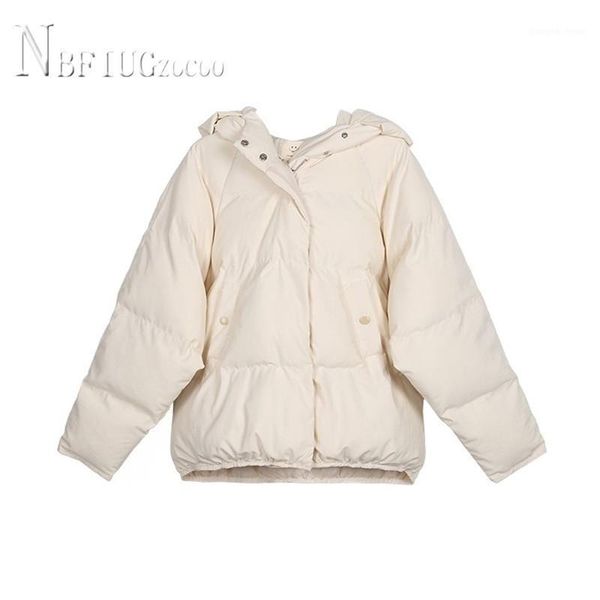 

women's down & parkas casual office lady women hooded jacket coat, Black