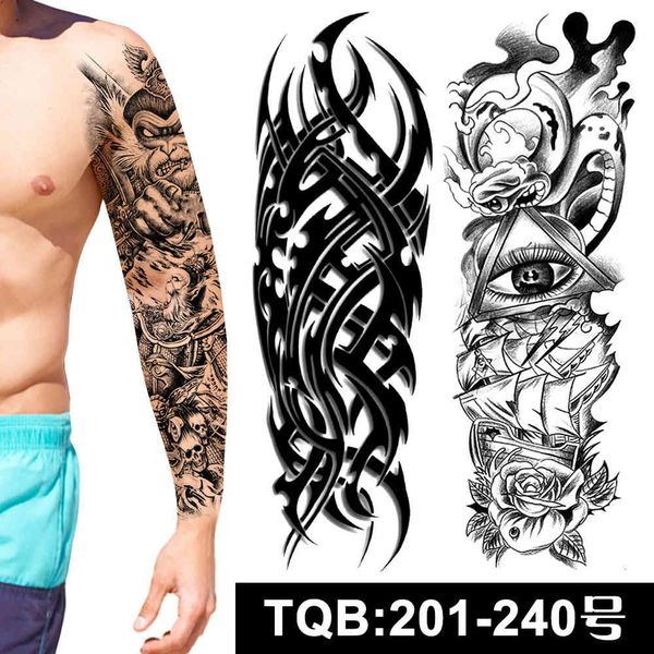 

tattoo paste full arm sticker 2021 disposable totem customized
