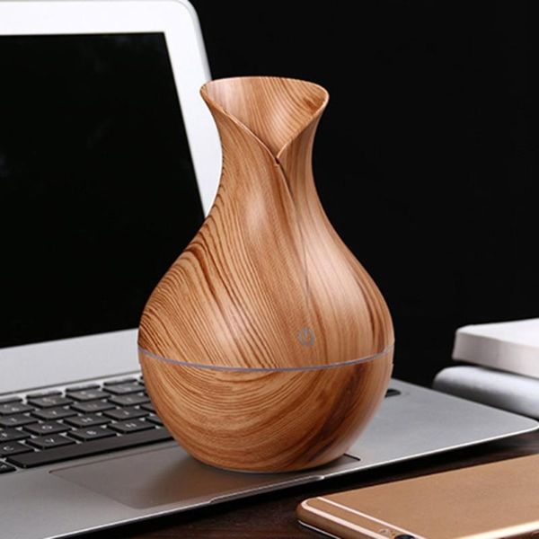 

essential oils diffusers usb electric auto home steam humidifier aroma anion car oil diffuser air freshener wood grain atomizer