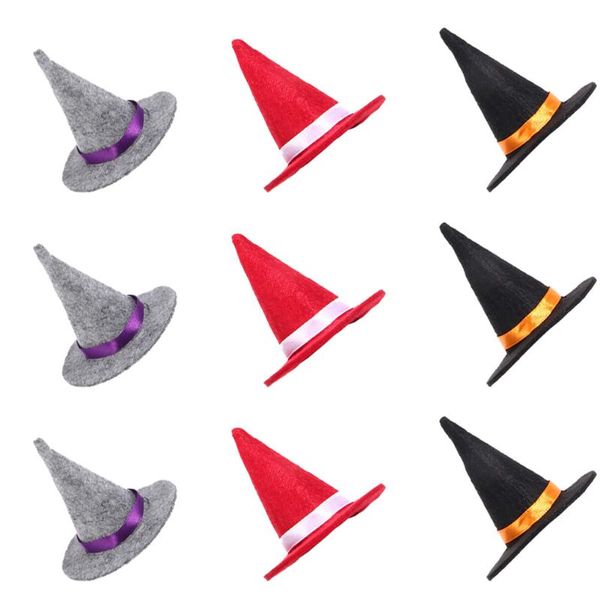 

party hats 9pcs red bottle witch hat decors supplies