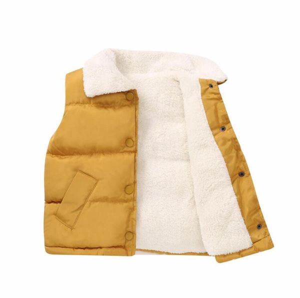 

waistcoat children down cotton vest autumn winter baby plus velvet jacket thick girls coat boy warm outerwear kids sleeveless clothes, Camo