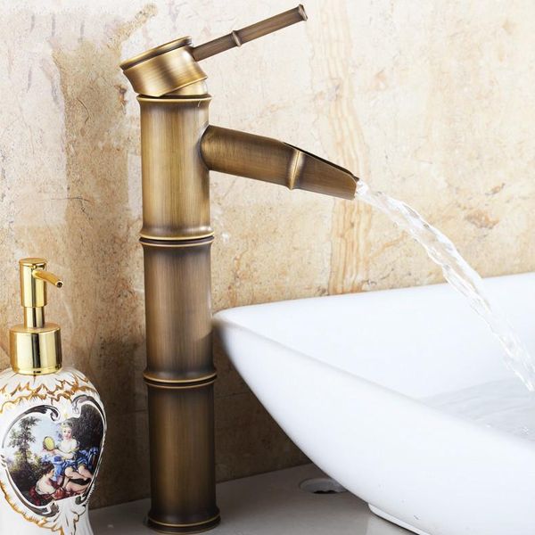 

bathroom sink faucets european antique faucet stage basin brass bamboo heightening southeast asia and cold water tap