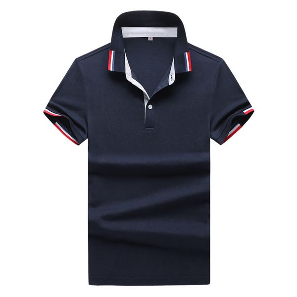 

new men's classic black white polo shirt cotton short sleeve 2021 summer plus oversize m-xxxxl b2h2, White;black