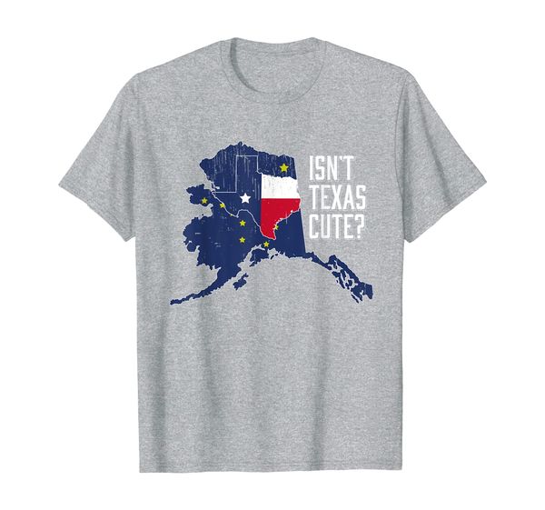 

isnt texas cute alaska home ak state design t-shirt, White;black