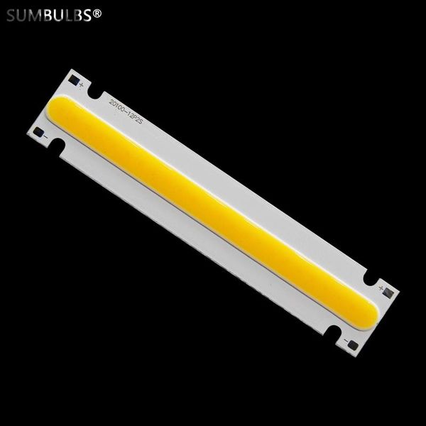 

10pcs/lot bulk sale led cob bar strip bulb light source dc 6v input 5w 100x20mm for diy desk lamp warm cold white emitting color