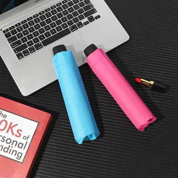 

umbrellas three folding umbrella medium size sunny and rain dual-use sunscreen anti-ultraviolet women strong