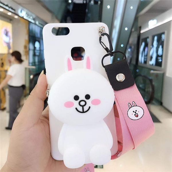 

totoro cartoon soft wallet mobile phone case for iphone xr x xs max 6 6s 7 8 plus fashion anti-knock cell phone case