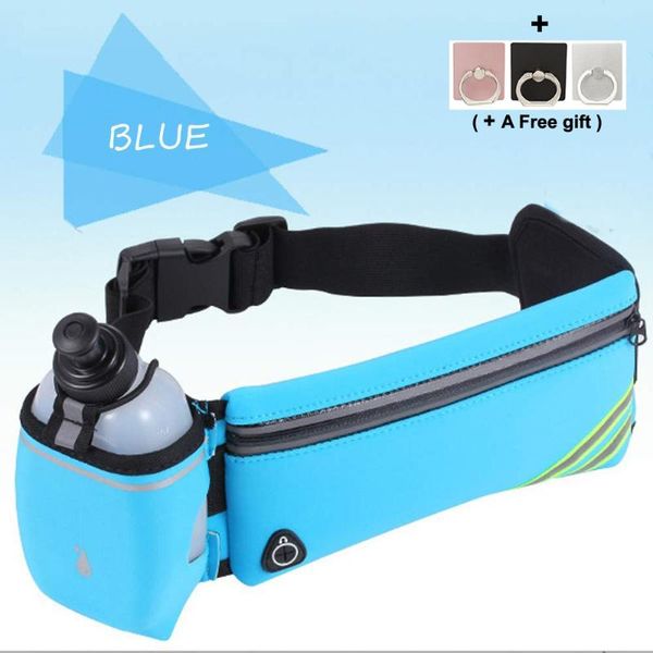 

car organizer running belt waist pack bag luggage adjustable waterproof workout pouch for under 6.6 inch mobile phones