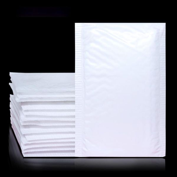

packing bags 10-100pcs white bubble bag thick clothing express envelope