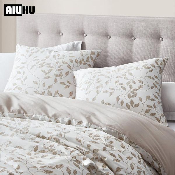

bedding sets ailihu set 100% pure cotton soft comforter pattern duvet cover pillow shams double single 3 pcs quilt