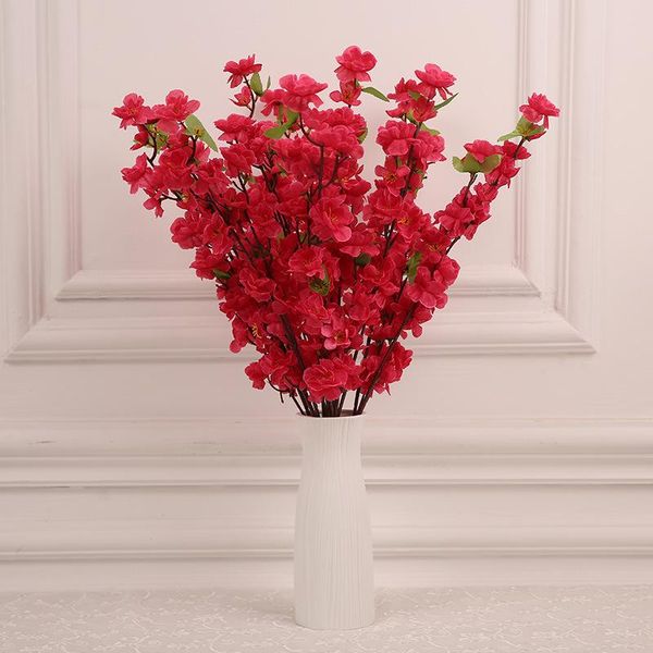 

model peach blossom short branch peach blossom plum branches home living room artificial flower tree engineering d