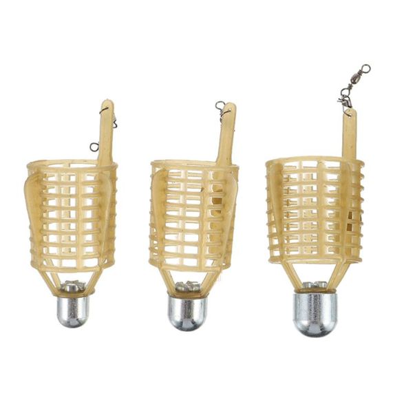 

fishing accessories 3pcs bait cage lure trap basket tackle
