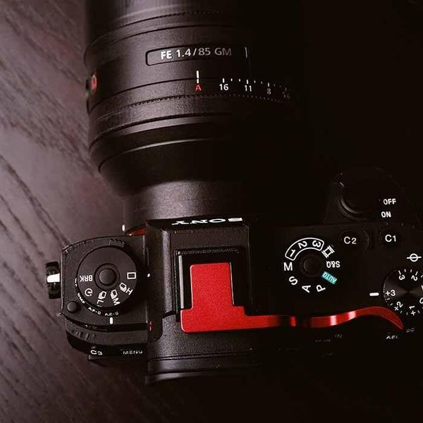 

other accessories thumbs up grip for sony a7miii a7riii a7mii a7rii a7s2 a7sii a7 a9 camera metal black red silver