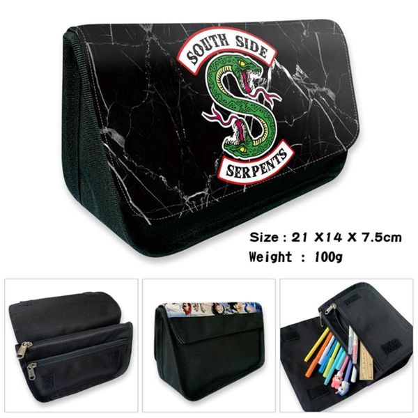 

cosmetic bags & cases riverdale betty cooper student school pen bag make up fashion stationery pencil hook&loop