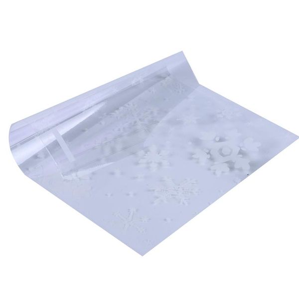 

gift wrap 100pcs snowflake transparent plastic cellophane self-adhesive biscuit candy snack food bag daily necessities packing