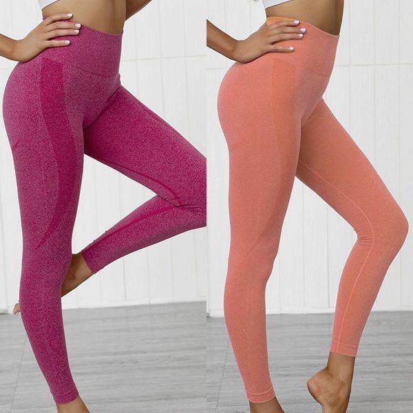 

women fitness yoga pants high waist workout running sportswear gym tights, White;red